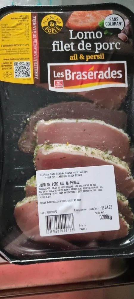 Lolo filet de poc