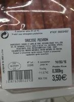 saucisses au poivrons doux