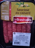 Les Brasérades, Saucisse au canard et aux olives vertes