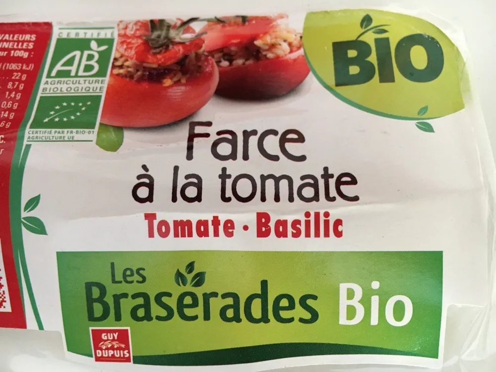 Farce à la tomate - Les braserades bio