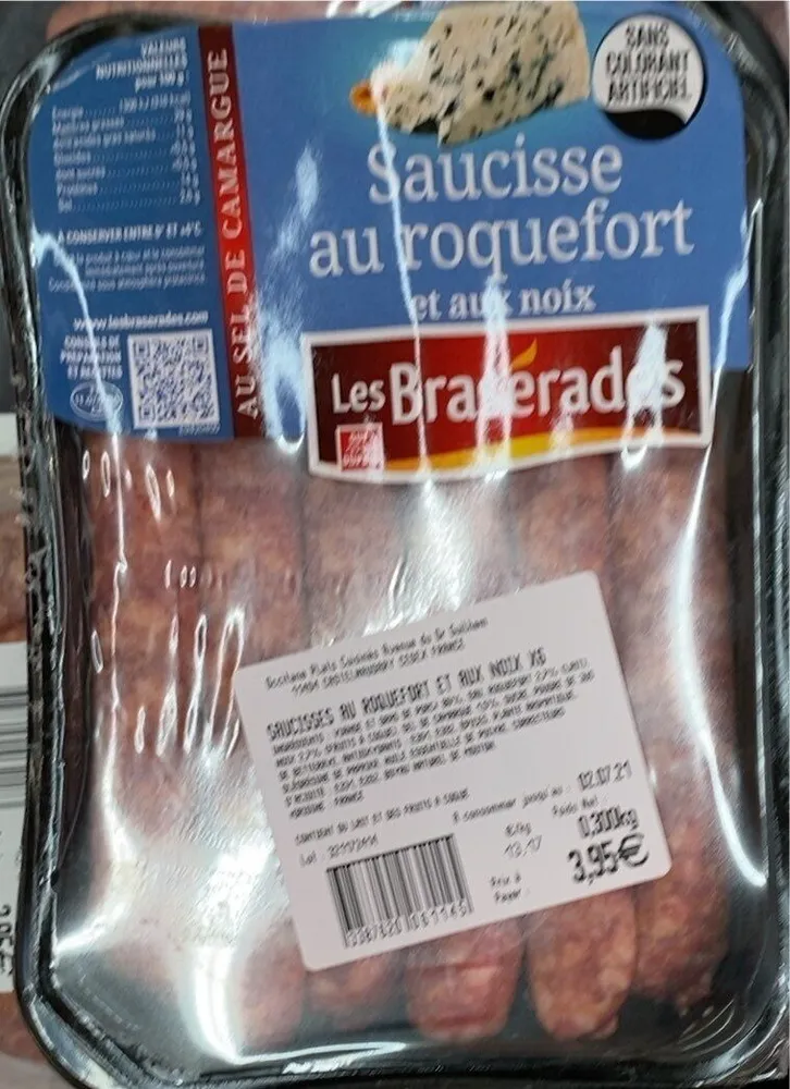 Saucisse au roquefort