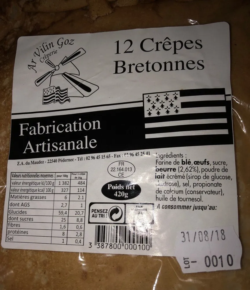 Crêpes bretonnes