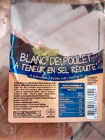 Blanc de poulet à teneur en sel réduite