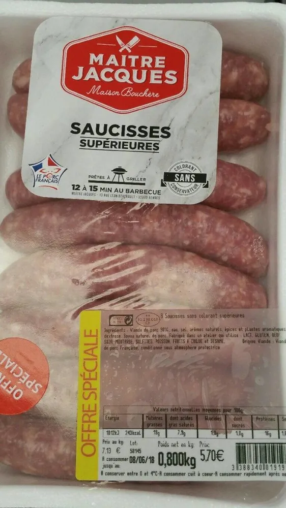 Saucisses superieures