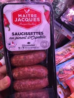 Saucissette piment espelette, MAITRE JACQUES, 8 pièces,