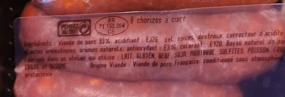 Chorizos à griller