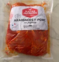Araignée de porc mariné paprika