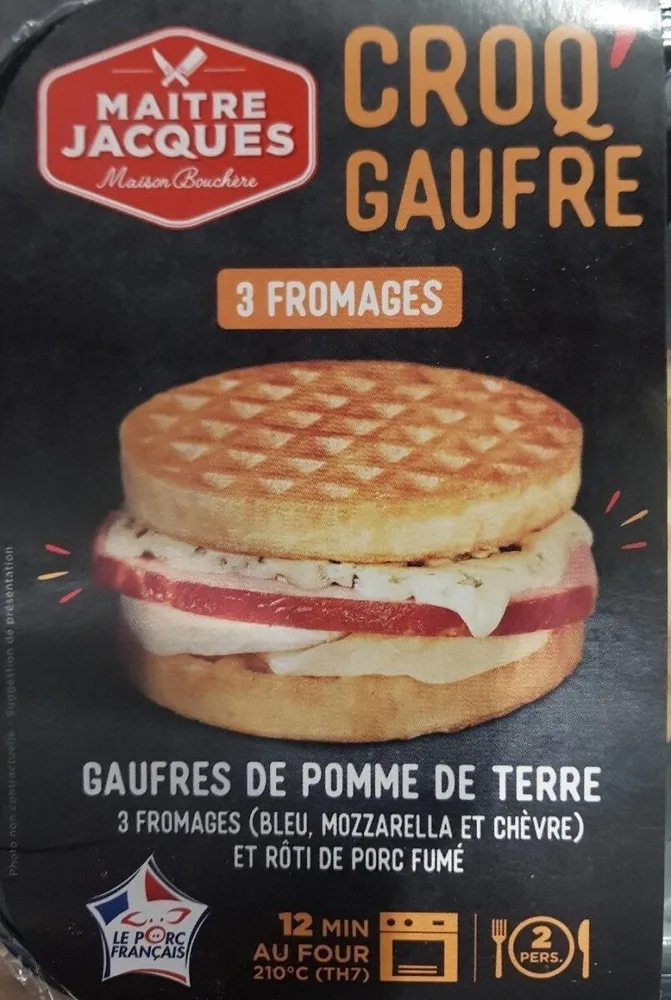 Croq' gaufre - 3 fromages