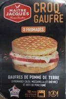 Croq' gaufre - 3 fromages
