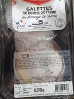 Galette bouchère chèvre Maître Jacques x2 270g s/sap