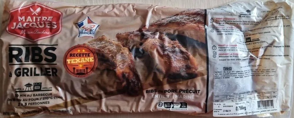Ribs à griller recette texane