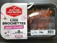 6 Mini Brochettes de Bœuf à l'Échalote