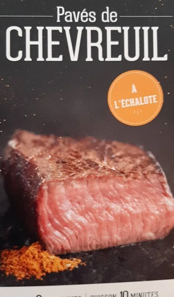 Pavés de chevreuil échalote