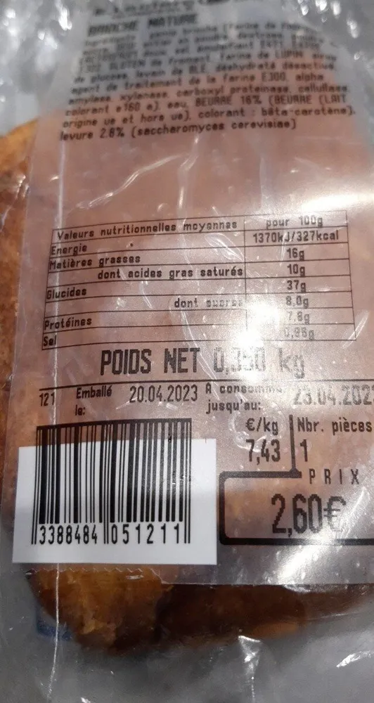 Brioche nature