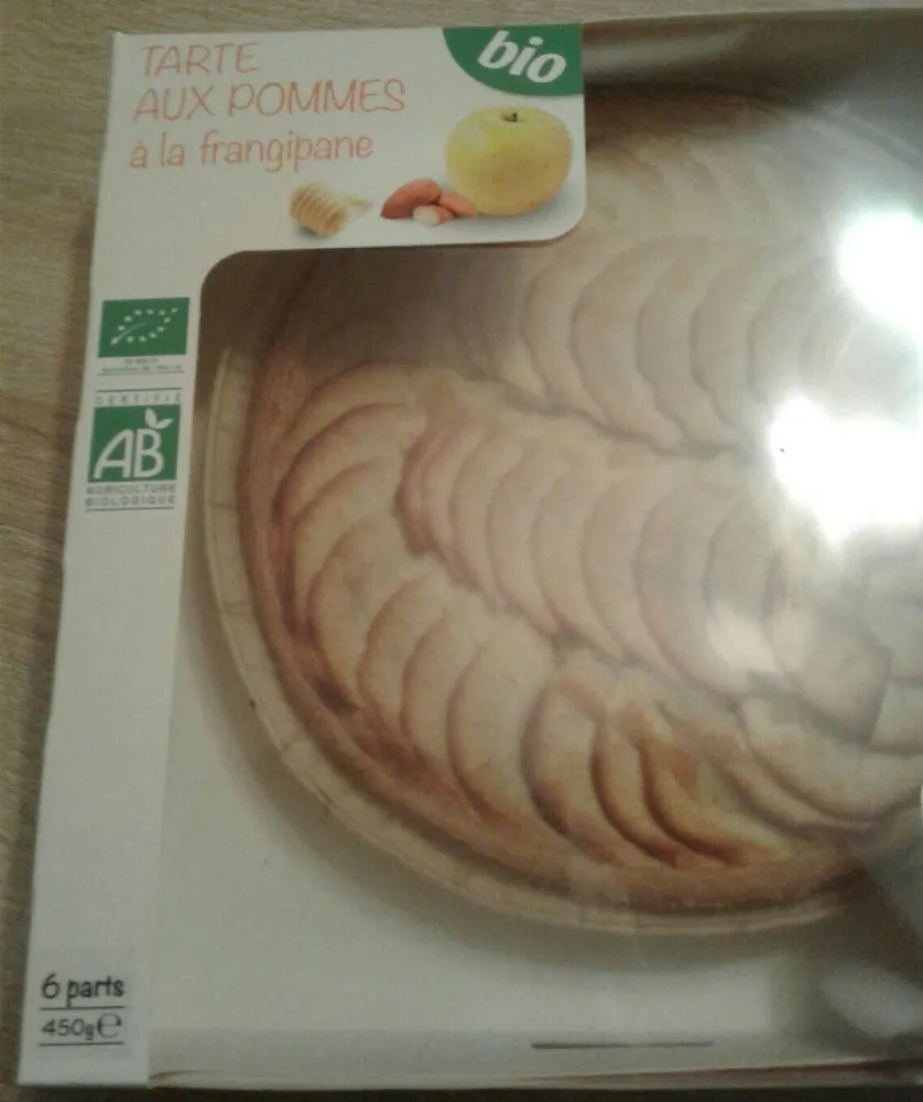 Tarte aux pommes à la frangipane