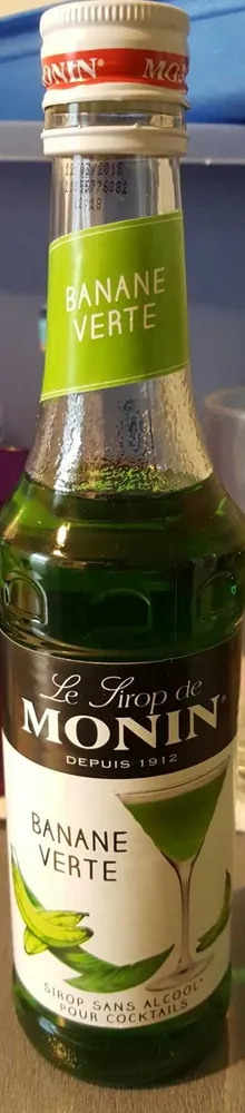 Sirop de banane verte