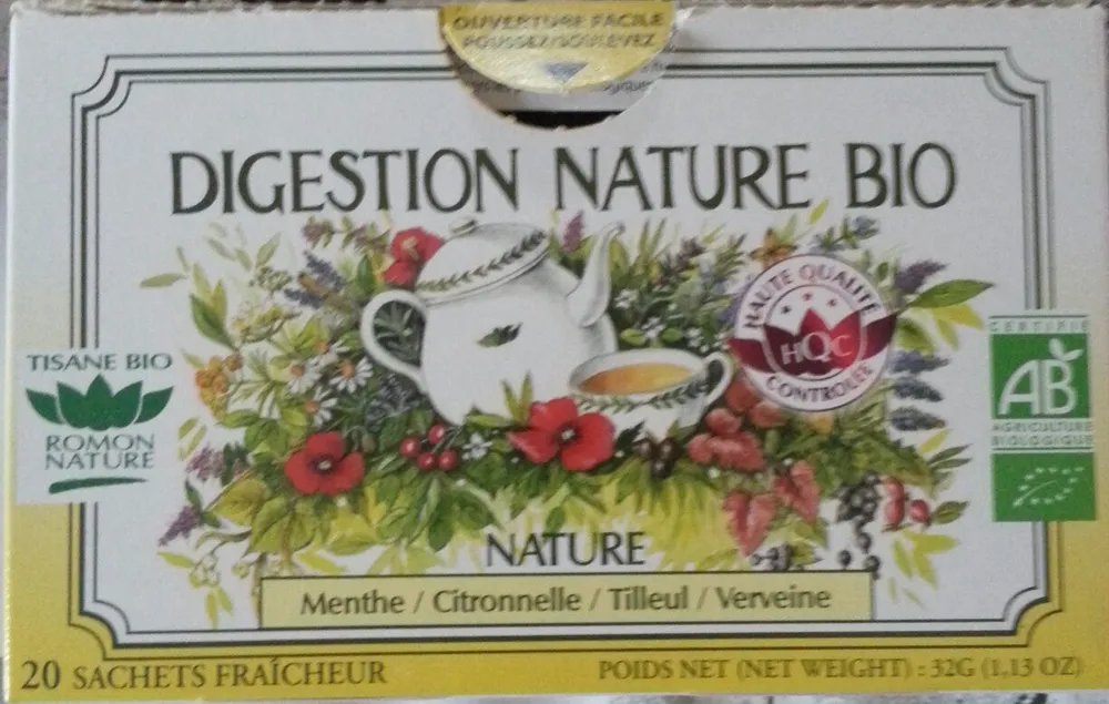 Tisane Digestion Nature Bio