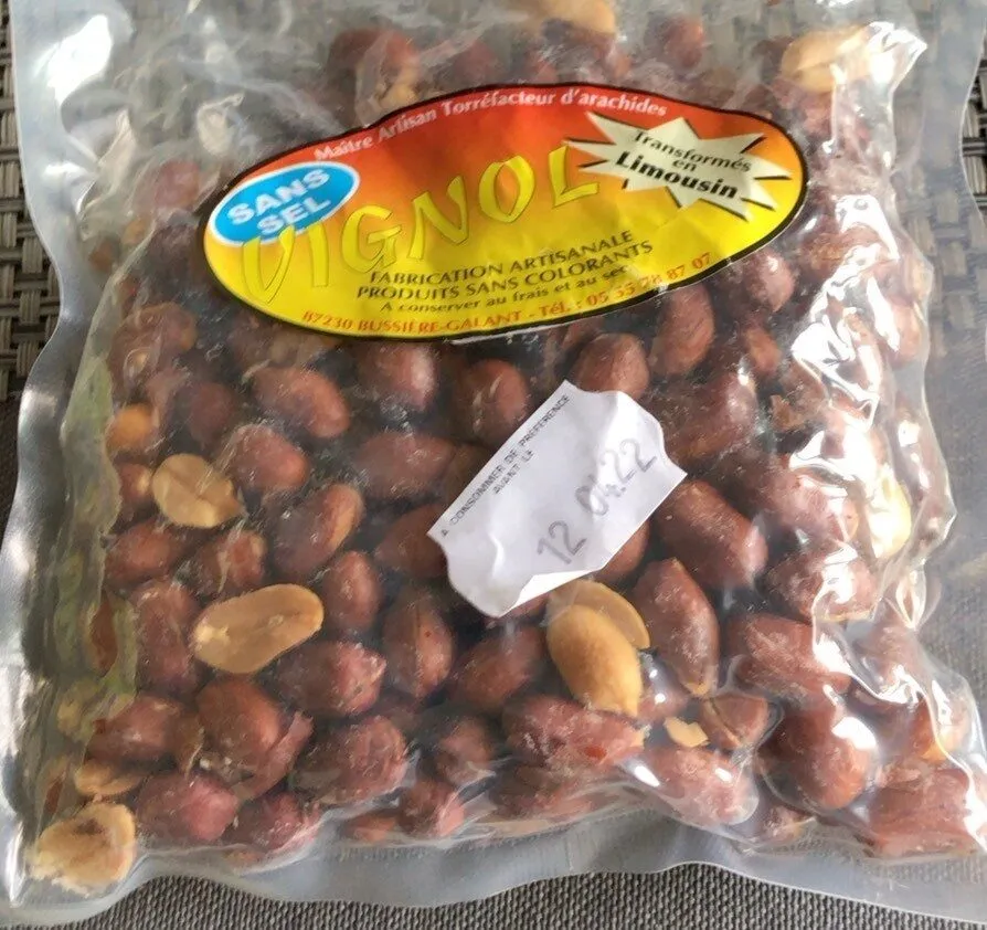 Arachides rouges grillées