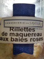 Rillettes de maquereau aux baies roses