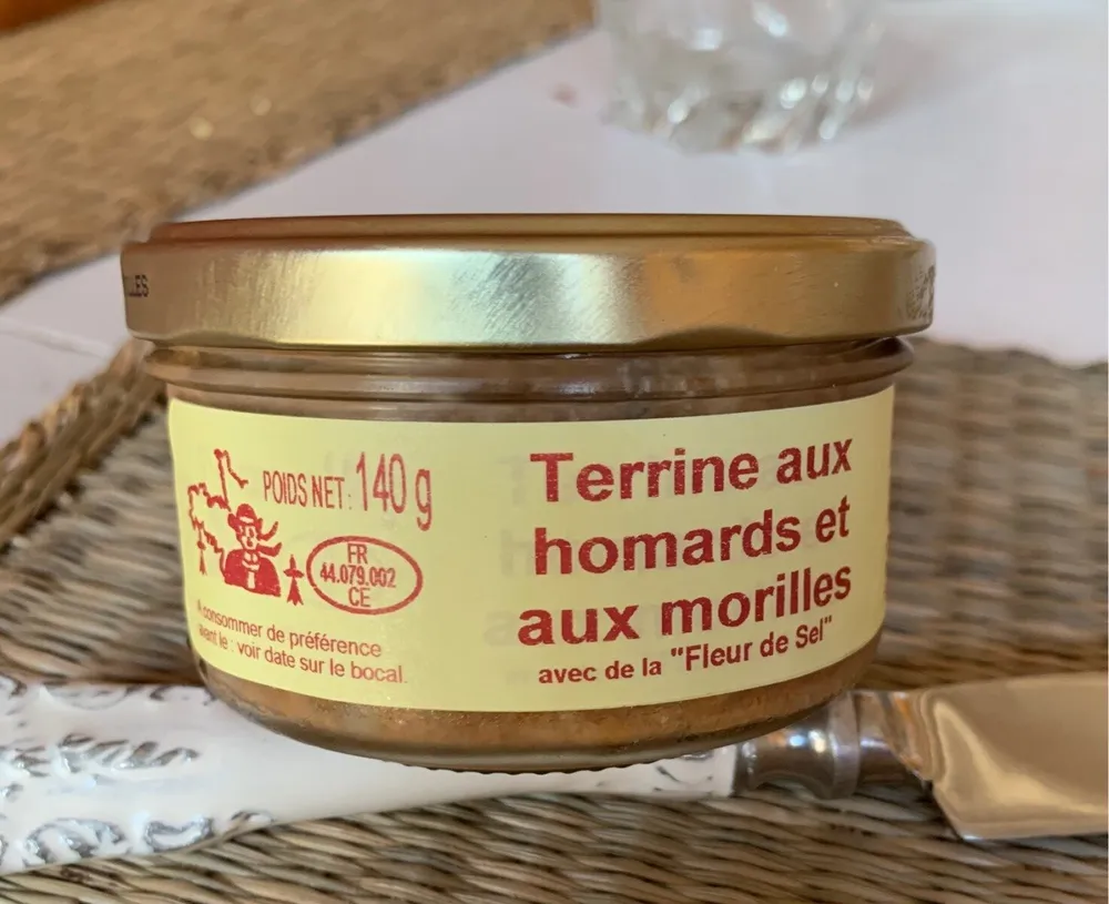 Terrine aux homards et morilles