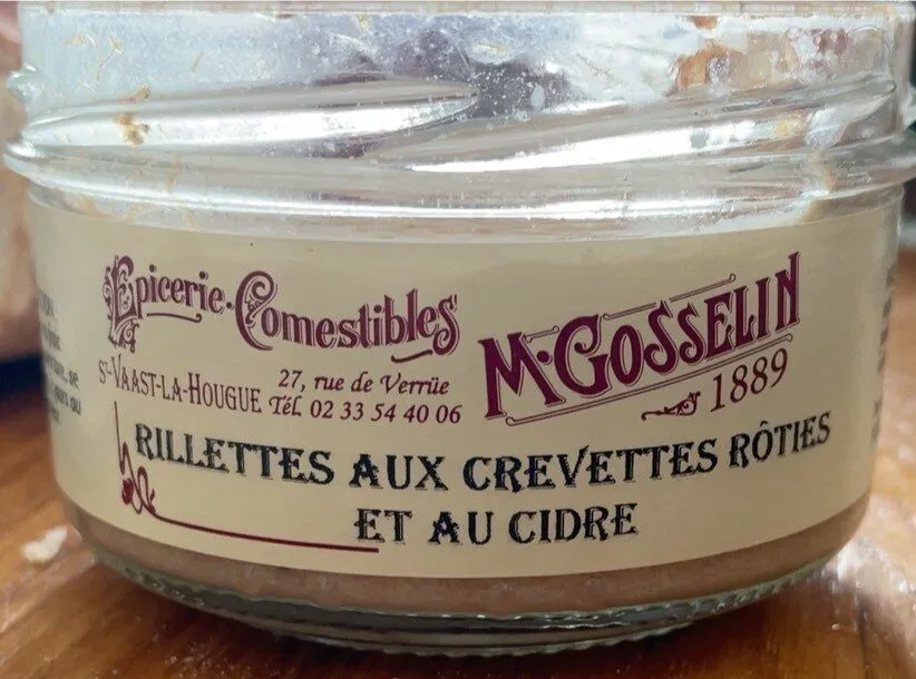 Rillettes aux crevettes roties et au cidre