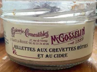 Rillettes aux crevettes roties et au cidre