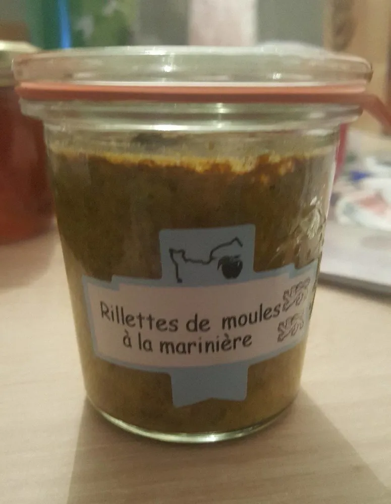 Rilette de moules à la marinière