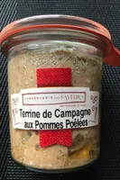 Terrine de campagne aux pommes poelees