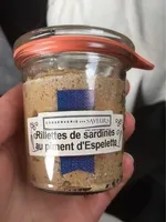 Rillettes de sardines au piment d'Espelette