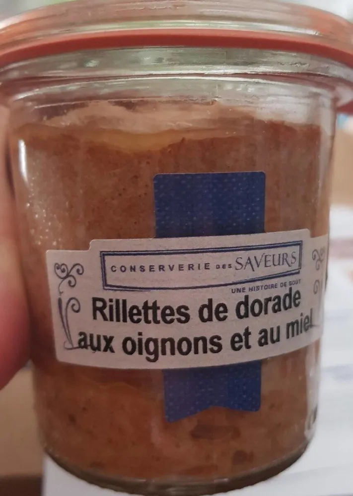 Rillettes de Dorade aux oignons et au miel