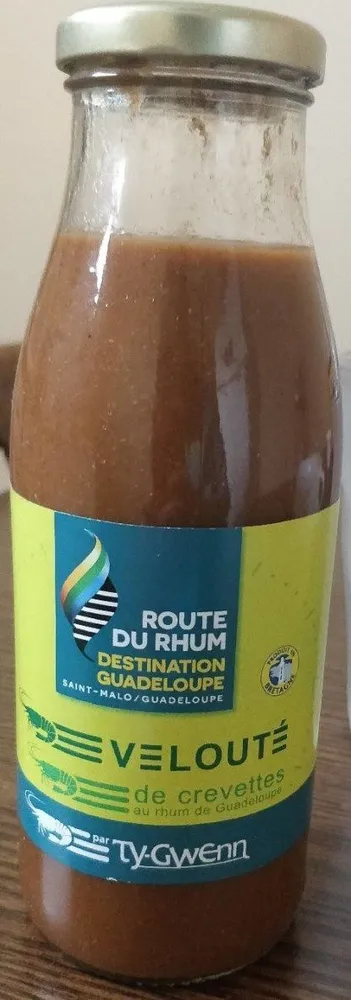 Velouté de crevettes au Rhum