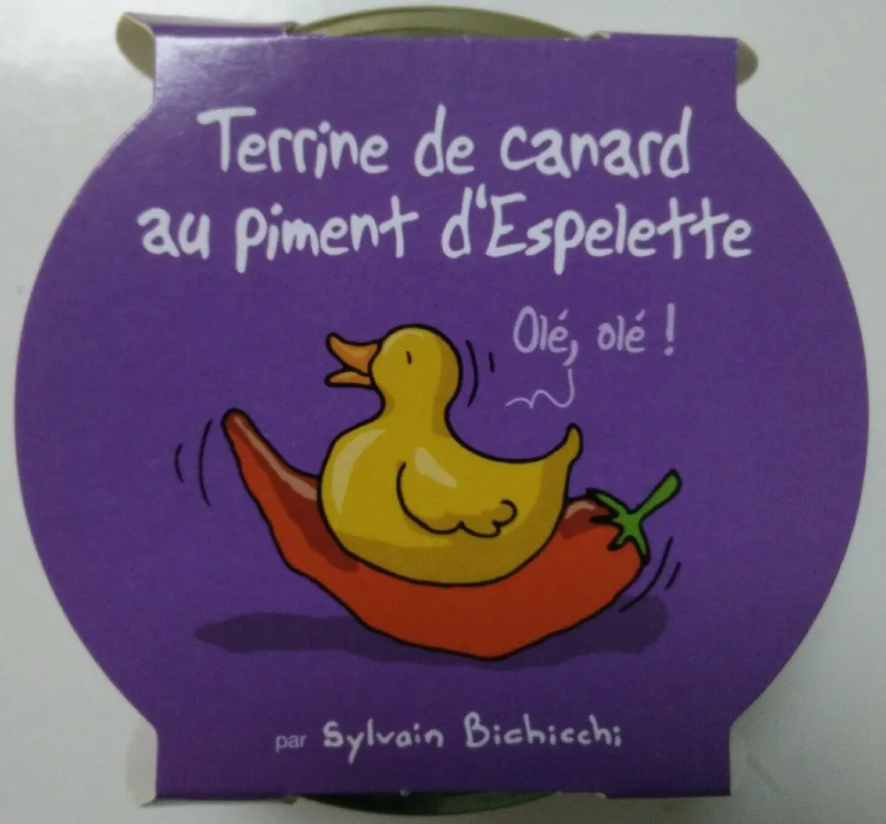 Terrine de canard au piment d'espelette