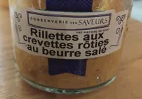 Rillettes aux crevettes rôties au beurre salé