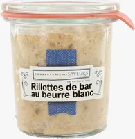 Rillettes De Bar Au Beurre Blanc