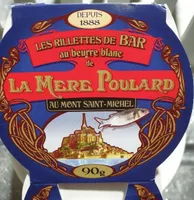Les rillettes de bar au beurre blanc de la Mere Poulard