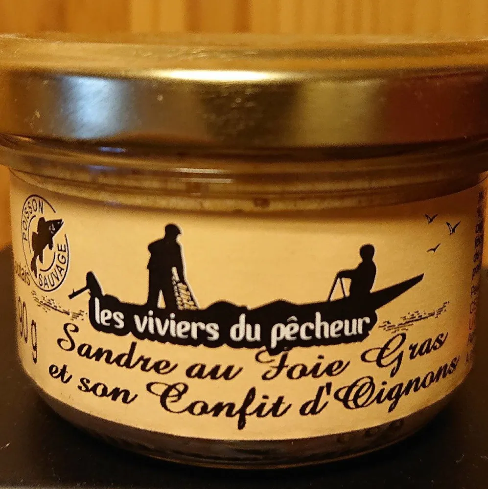 Sandre foie gras confit d'oignon