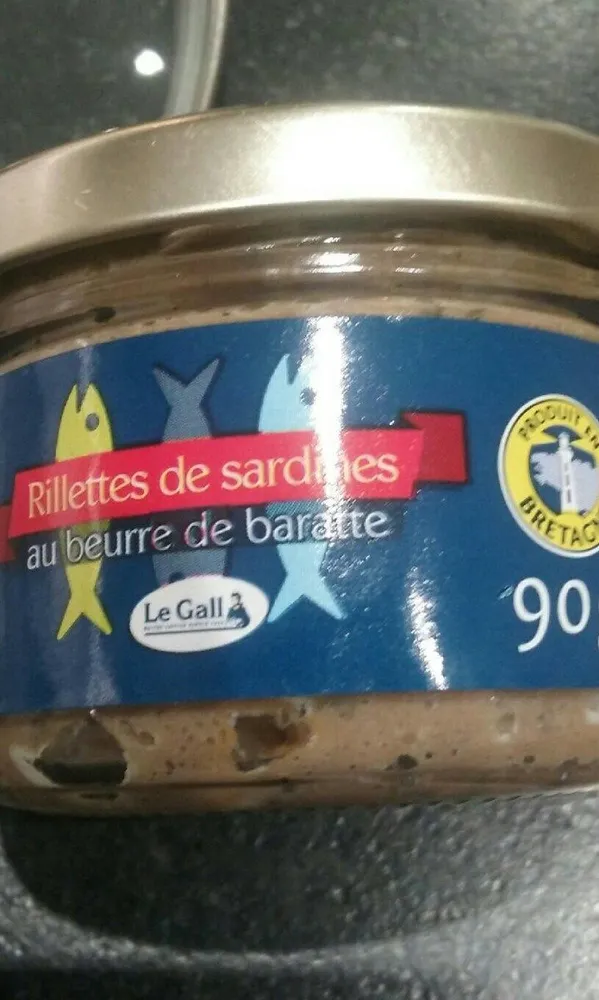 Rillettes de sardines au beurre de baratte