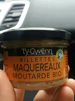 Rillettes maqueraux moutarde bio