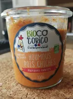 Houmous pois chiches poivrons