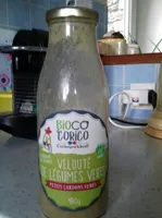 Velouté de légumes verts petits lardons fumés