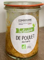 Tartinable de poulet rôti curry