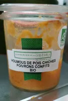 Houmous de poids chiche poivrons confits