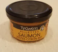 Rillettes de saumon aux zestes de citron