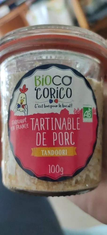 Tartinables de porc tandoori