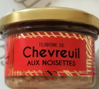 Terrine de chevreuil aux noisettes