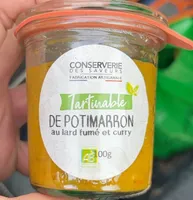 Tartinable de potimaron au lard fumé et curry