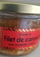 Terrine de filet de canard aux oignons confits