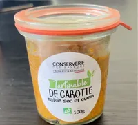 Tartinable de carotte raisin sec et cumin
