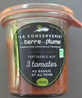 Tartinable aux 3 tomates basilic et thym