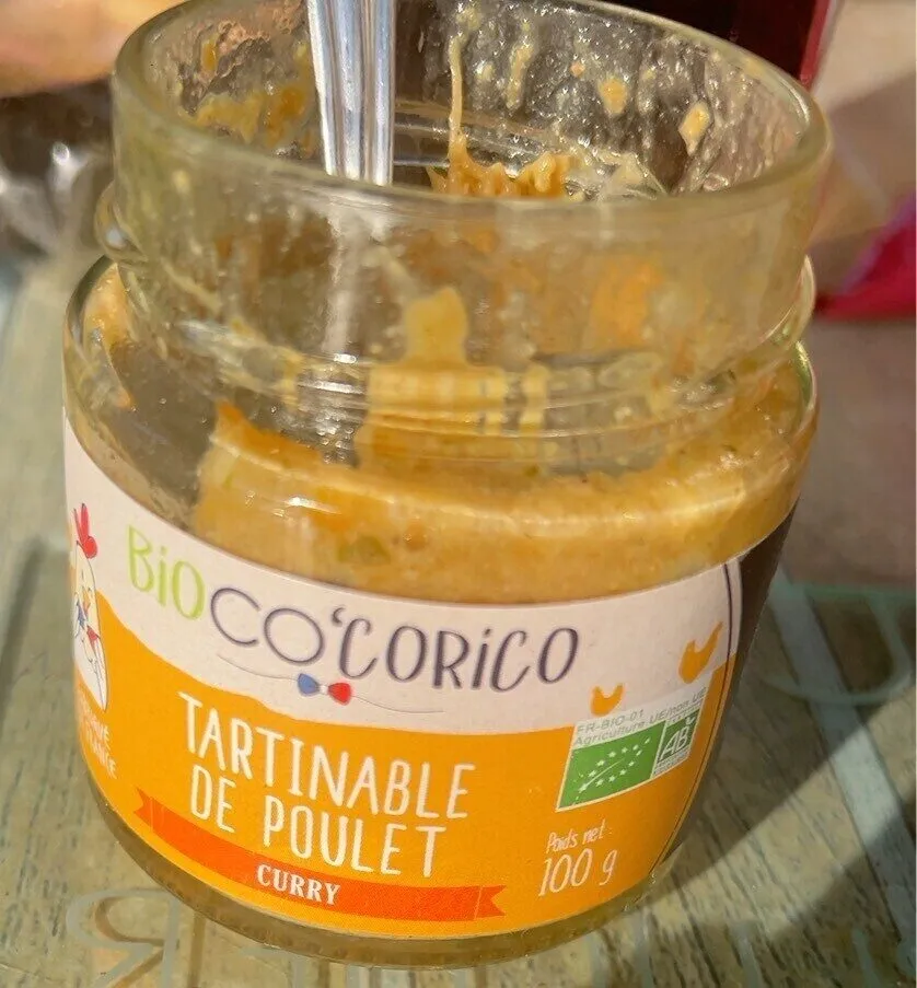 Tartinable de poulet curry
